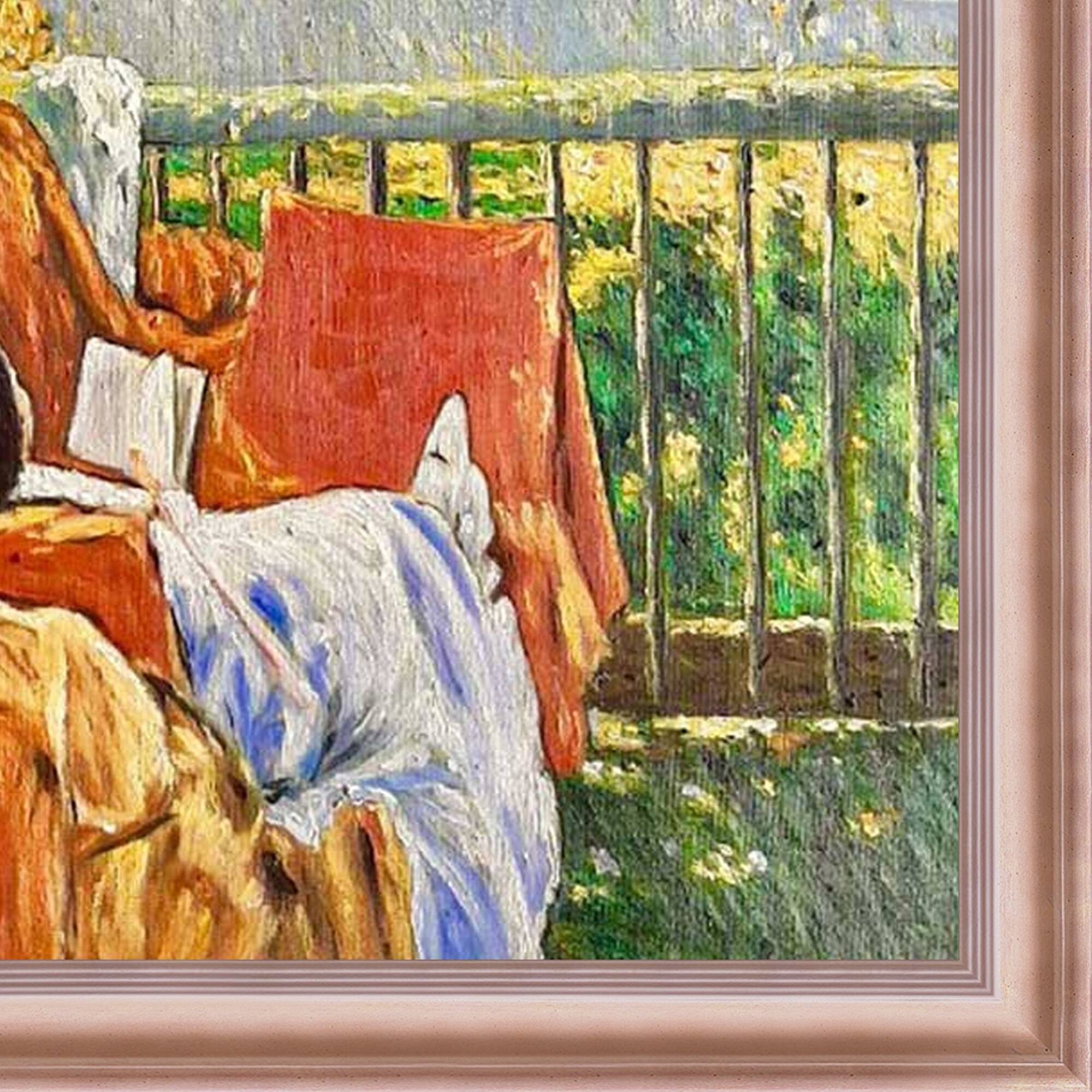 La Pastiche Couch on the Porch, Cos Cob with Rose Gold Classico Frame